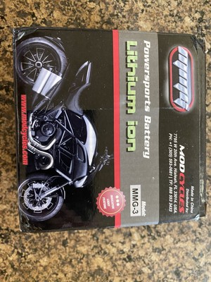 Battery - Lithium, MMG3 - Replaces: 7L-BS and YTZ7S. CCA: 150 BRAND NEW FULL CHG
