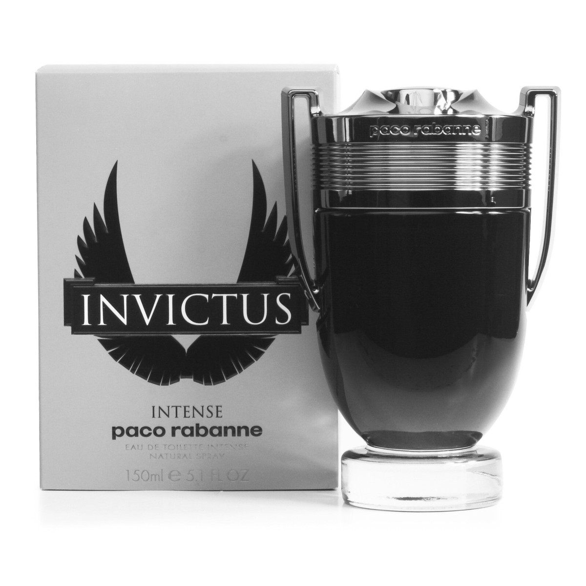 Paco Rabanne Invictus Intense For Men 3.4oz/100ml Eau De Toilette