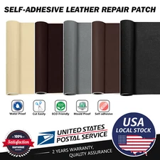 Self-Adhesive Leather Repair Patch Stick on Sofa Car Van Seat Jacket Home