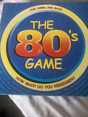 The 80s Game How Much Do You Remember? Adult Trivia Game 2 To 5 Players