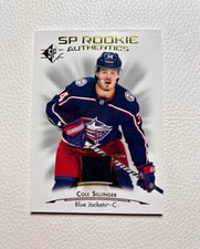 2021-22 SP - Rookie Authentics Jersey #108 Cole Sillinger (MEM, RC)