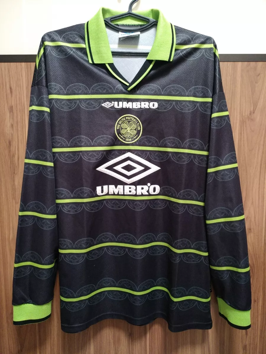 1998-99 Celtic Away Shirt L/S L