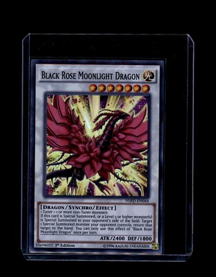 Black Rose Moonlight Dragon Yu-Gi-Oh! HSRD-EN044 (SR) 1st Ed High Speed Riders