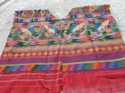 Vintage Guatemalan Hand Woven Hand Sewn Textile Huipil Top Woven Animal Details — photo 6