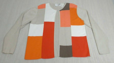 United States Sweaters Cardigan Size M Patchwork Button Closure