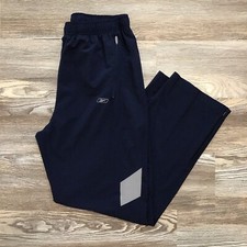 Reebok Blue Track Athleisure Wind Pants High Rise size Large
