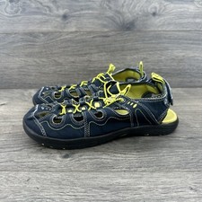 LL Bean Kids Sandals Size 6 Blue Yellow Water Recreational Active