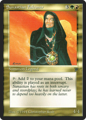 Sunastian Falconer X (1) Legends EX/NM- MTG 4RCards