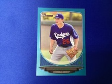 2013 Bowman Draft TP-42 Corey Seager Blue Parallel #/500 Dodgers
