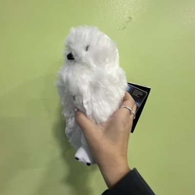 Harry Potter Hedwig The Owl 12'' Snowy Plush by The Noble Collection NWT A1