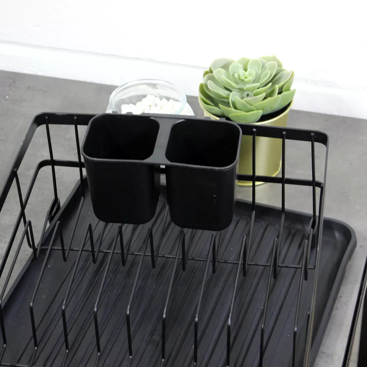 Iron dish drainer sale