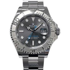 Rolex Yacht-Master 126622 40mm SS Platinum Gray Dial Automatic Box Papers #KN038
