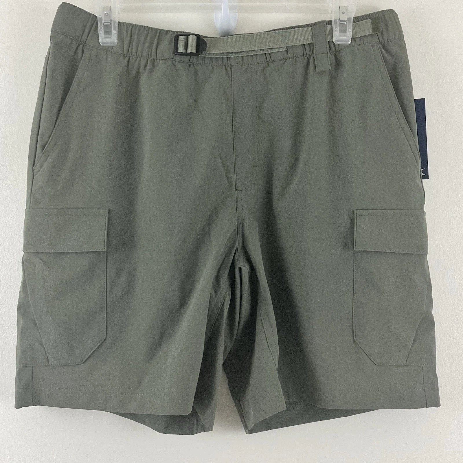 Huk Creekbed Cargo Fishing Shorts Men M Green Moss Stretch DWR Belted Chino
Opens in a new window or