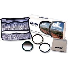 Tiffen 77mm Digital Pro SLR Filter Kit, With Digital Ultra Clear, Color Grad ND.