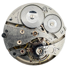 Antique 16s 1919 Waltham 23j Mechanical Pocket Watch Movement Vanguard USA