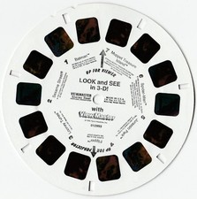 View-Master LOOK AND SEE IN 3-D Reel 012993 Jurassic Park /Spider-Man/ Batman