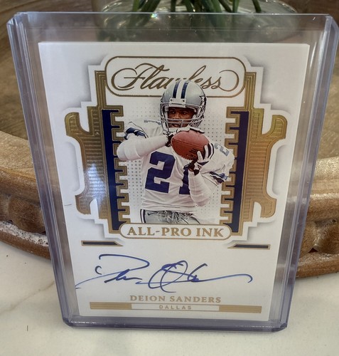 2022 Flawless All-Pro Ink 4/15 Deion Sanders Auto
