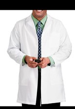 NEW Meta Mens 38" Labcoat-Size 46L-Style 1963-011-46Long
