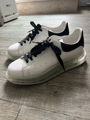 Alexander McQueen Sneaker ORIGINAL Low Top Schnürung Weiß/Schwarz EU 45/ Karton
