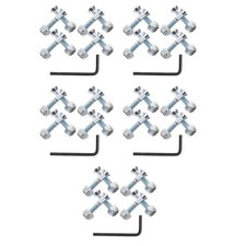 40-teiliges Skateboard-Montageset &ndash; Standard-Achsenschrauben- und Mutternset,