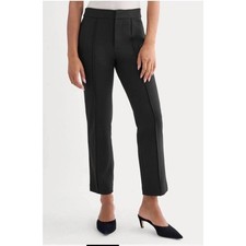 Everlane Black Ankle Slim Trouser Pants Structured Pointe Career Darted Size 2