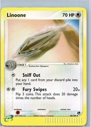 Linoone 44/100 Reverse Holo EX Sandstorm Pokemon TCG