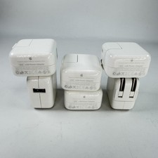 Apple 10W USB Power Adapter Wall Charger Lot of 6 A1357 White Genuine OEM