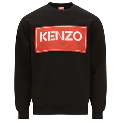 Kenzo Paris   Schwarzes Sweatshirt mit Blocklogo
