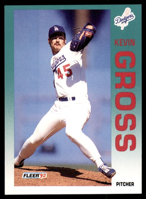 #ad 1992 Fleer #456 Kevin Gross Los Angeles Dodgers $1.68