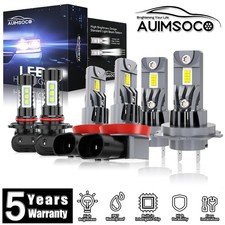 For Buick Regal 2012-2013 Gs Sedan 4-door Led Headlight Kit Bulbs Super Bright