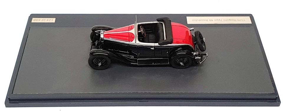 Matrix escala 1/43 MX40205-021 - 1929 Bugatti tipo 40 Roadster - rojo/negro Foto 4 de 4