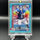 2025 Topps Chrome - Jaxson Dart #306 Aqua Refractor 134/199 (RC)