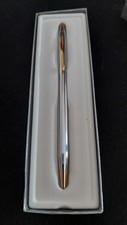 Cross Classic Century Medalist Chrome Gold Trim Twist Action Ballpoint Pen NOS