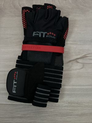 Fit Four OCR Slit Grip Gloves Obstacle Course Racing & Mud Run Hand Protectio...