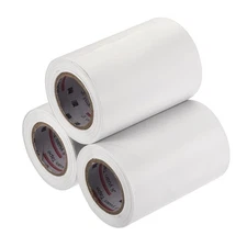 3Pcs Wrap Pipe Protective Tape Non-Adhesive 10cmx13m Thick Tube Protector White