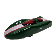 SCHYLLING Abarth RACE CAR  6 BRITISH FLAG TIN SPARK FRICTION TOY CAR
