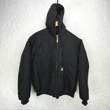 Carhartt Active Jacket Nylon Quilt Lined Mens Small J133 BLK Black