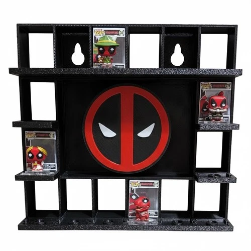 Deadpool Bitty Pop Display (Holds 16) 3D Printed