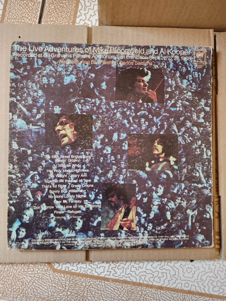 -The Live adventures of Mike Bloomfield &Kooper .   FirstPres,1969 2 Lp Foto 3 de 4