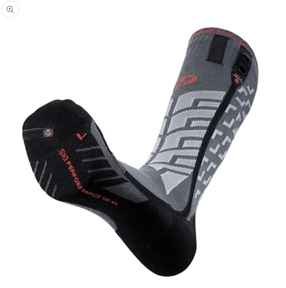 Therm-ic Ultra Warm Comfort S.E.T® + S-Pack 1400B Heated Ski Socks 42-44 RRP£300