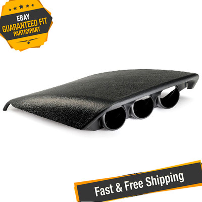 Auto Meter 10050 2-1/16'' Black Triple Dash Top Mount for 05-09 Ford Mustang S197