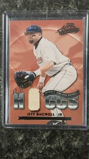 2001 PLAYOFF ABSOLUTE MEMORABILIA JEFF BAGWELL BALL HOGGS GAME USED BASEBALL
