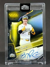 Brent Rooker 2026 Topps Chrome Black Gold /50 AUTO Encased Oakland A's