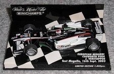 Minardi PS04 1/43 Scale Model Verstappen Mugello Test 2003 Cosworth