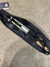 Cascade Mountain Tech TPALQLCORK2 Lock Cork Grip Trekking Poles with Bag Camo