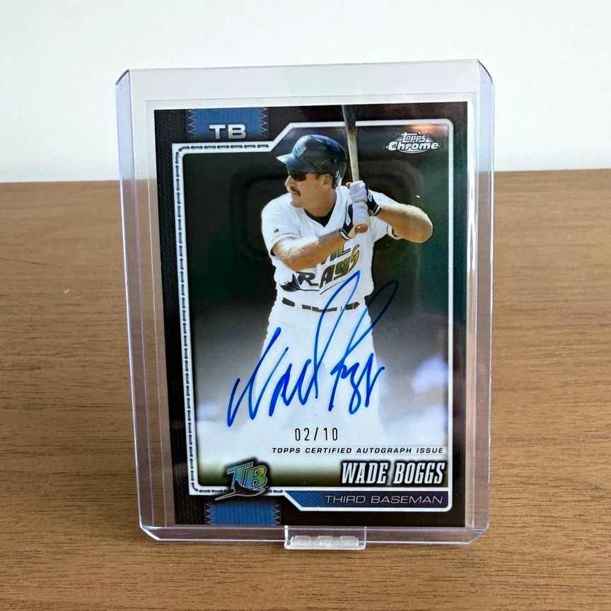 Wade Boggs Autograph Baseball Cards for sale | eBay