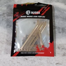 INJORA BRASS LINK SET compatible With Axial Scx24 Jeep Gladiator 1/24 Scale