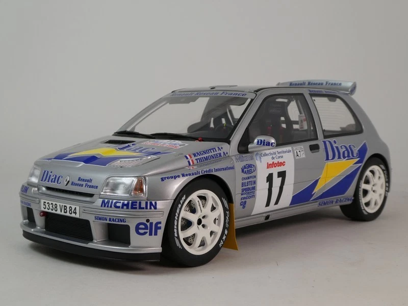 Ottomobile Renault Clio Maxi #17 Ragnotti Tour de Corse 1995 1/12 G090 - Immagine 2 di 3