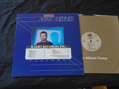 MAX WERNER, Seasons PROMO USA 1st pressing Excellent- LP FREE SHIPPING Kayak