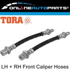 <!--F#f_0-->2 Front Brake Hoses for Toyota Landcruiser 60 70 75 Series LH & RH Lines 80-99<!--F/-->